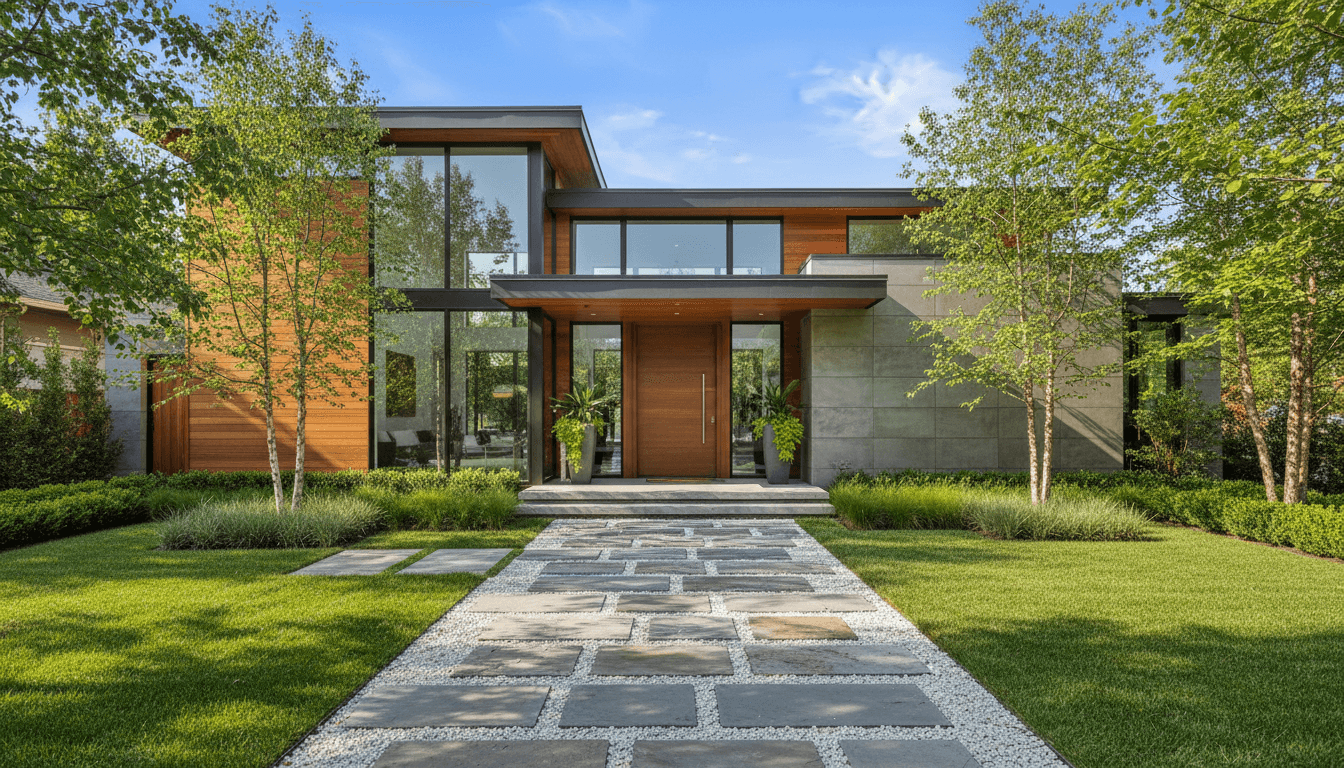 Beautiful home exterior with clear natural lighting and inviting curb appeal